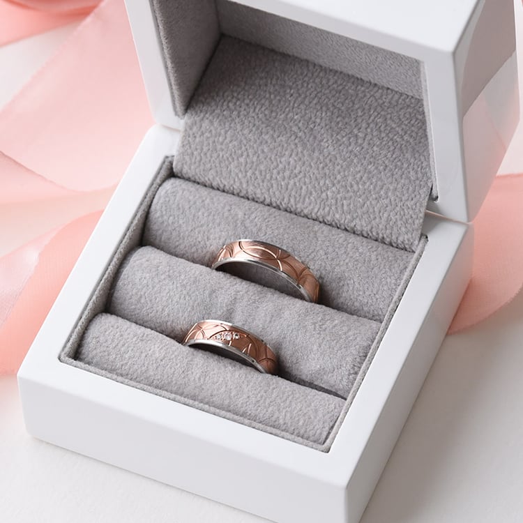 Unikátní snubní prsteny ze zlata s diamantem Ivan 76793