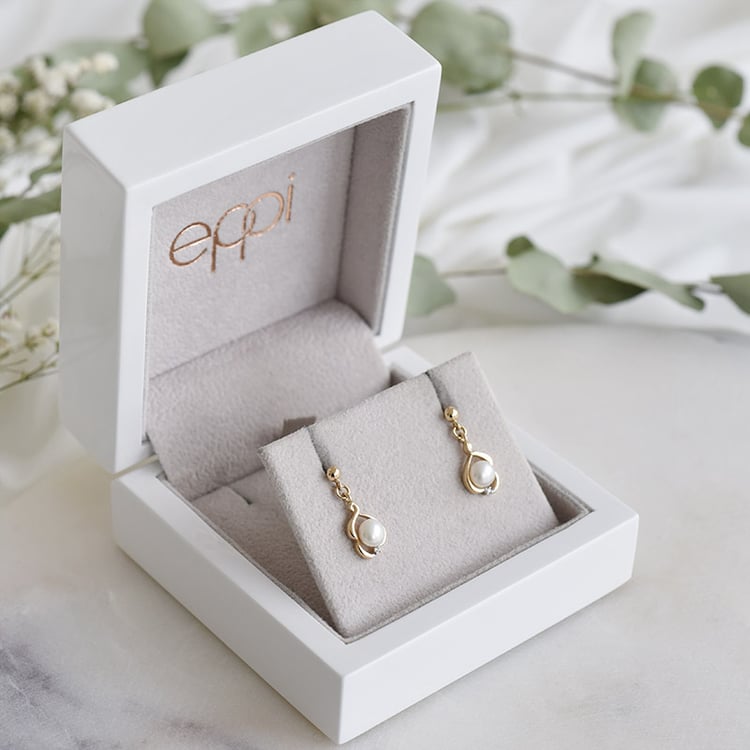 Perlové náušnice 93437