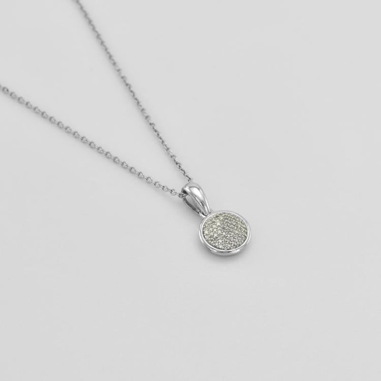 Diamantový náhrdelník z bílého zlata 44995