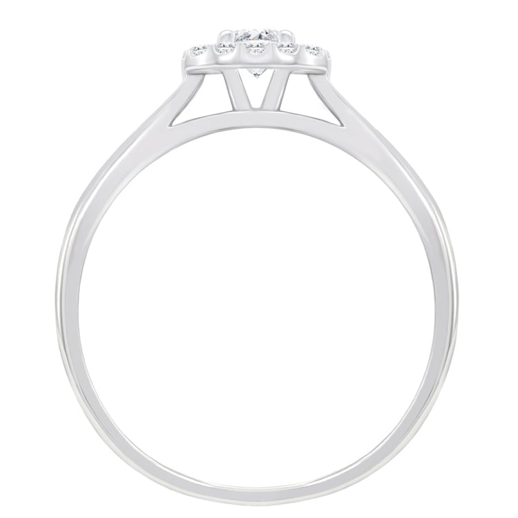 Zásnubní prsten z platiny Boly 8733