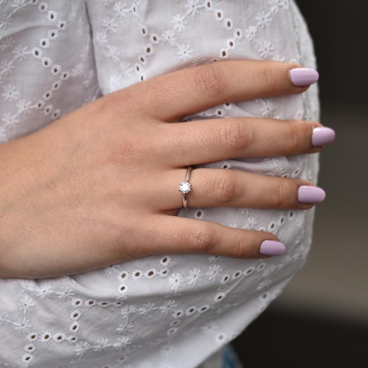 Prsten s certifikovaným moissanitem Dwyn 148476