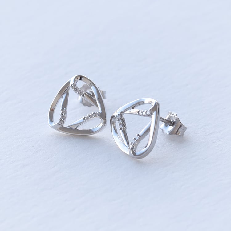 Zlaté náušnice s diamanty 92513