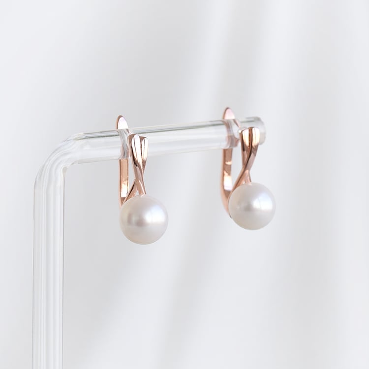 Náušnice z pozlaceného stříbra 87887