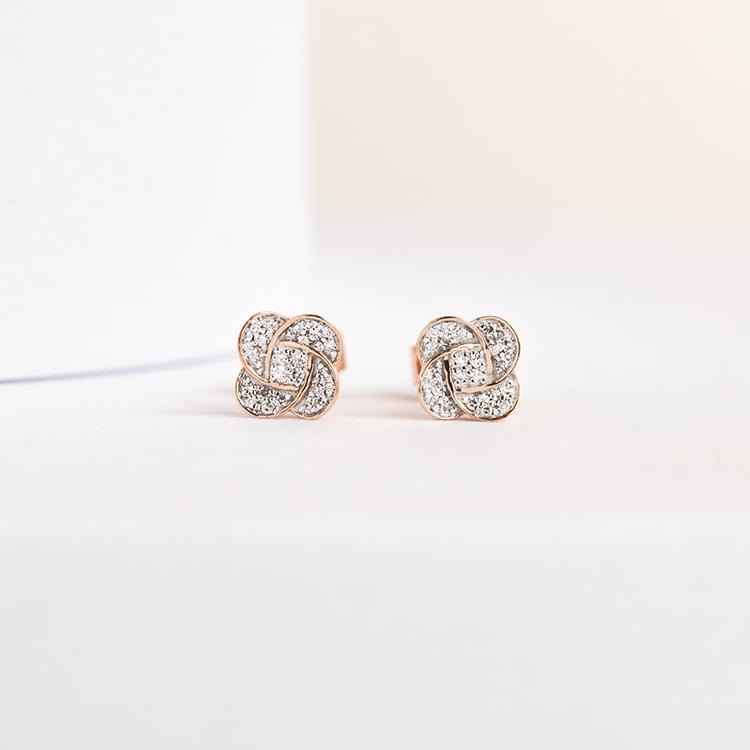 Diamantové náušnice ve tvaru květů Myrtle 142316