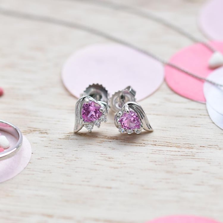 Náušnice se safíry 40083