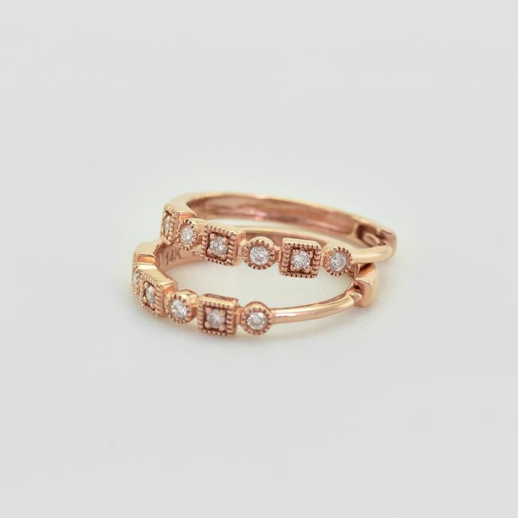 Diamantové náušnice 29122