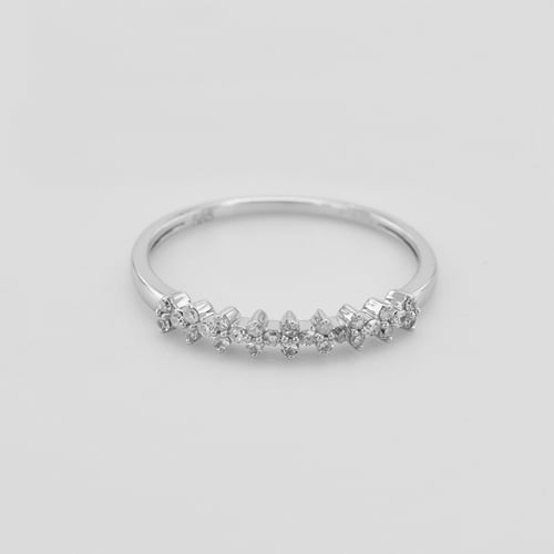 Stříbrný eternity prsten s lab-grown diamanty Betsy