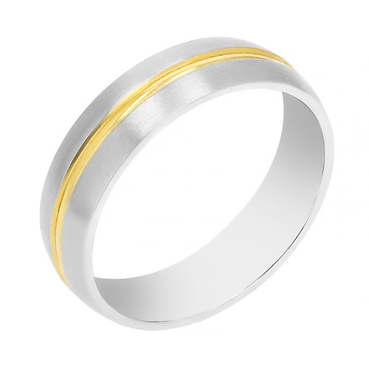 Zlaté snubní prsteny s diamanty Tesel 105514