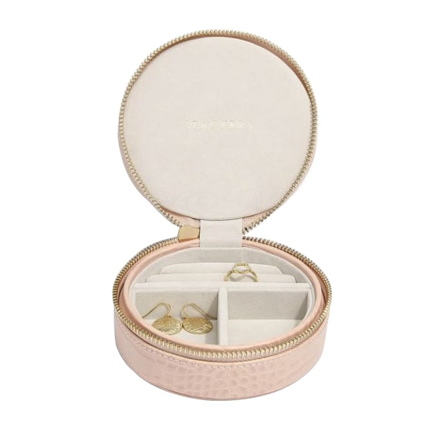 Kulaté cestovní pouzdro na šperky