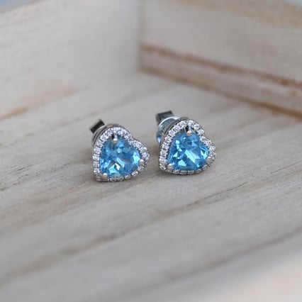 Zlatá topazová souprava šperků Kellie