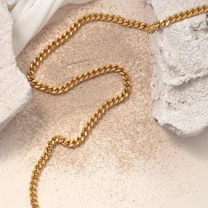 Panzer řetízek 50 cm ze stříbra