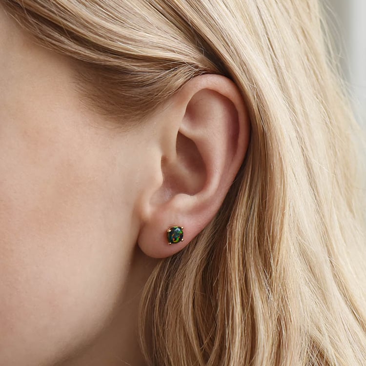 Náušnice s opály 93873