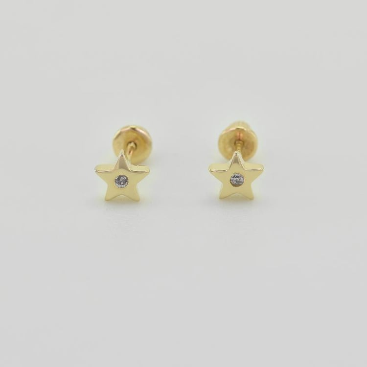 Zlaté náušnice 38754