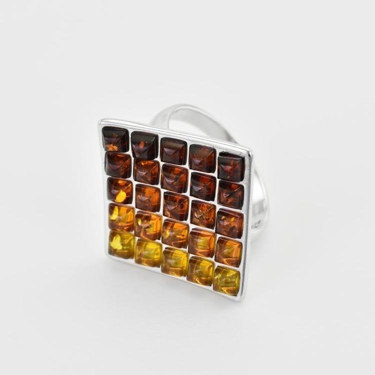 Prsten s jantarem 34760