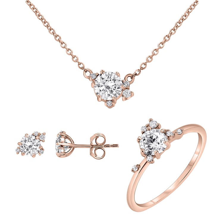 Cluster kolekce šperků s lab-grown diamanty Odette 146535