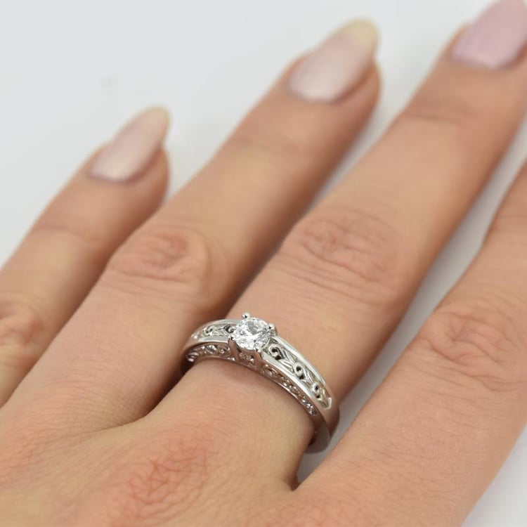 Zásnubní vintage prsten 64898