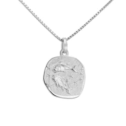 Zlatý přívěsek se symboly znamení zvěrokruhu Ryby