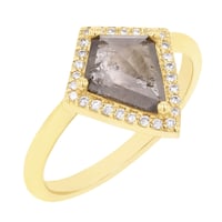 Prsten s kite salt and pepper diamantem Bjorn