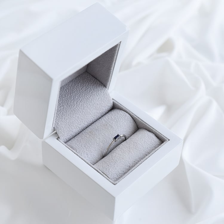 Zlatý safírový prsten 90382