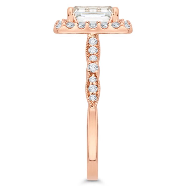 Zlatý zásnubní prsten s diamanty 46265