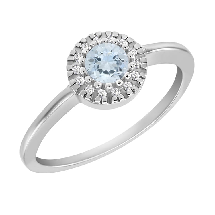 Prsten z bílého zlata