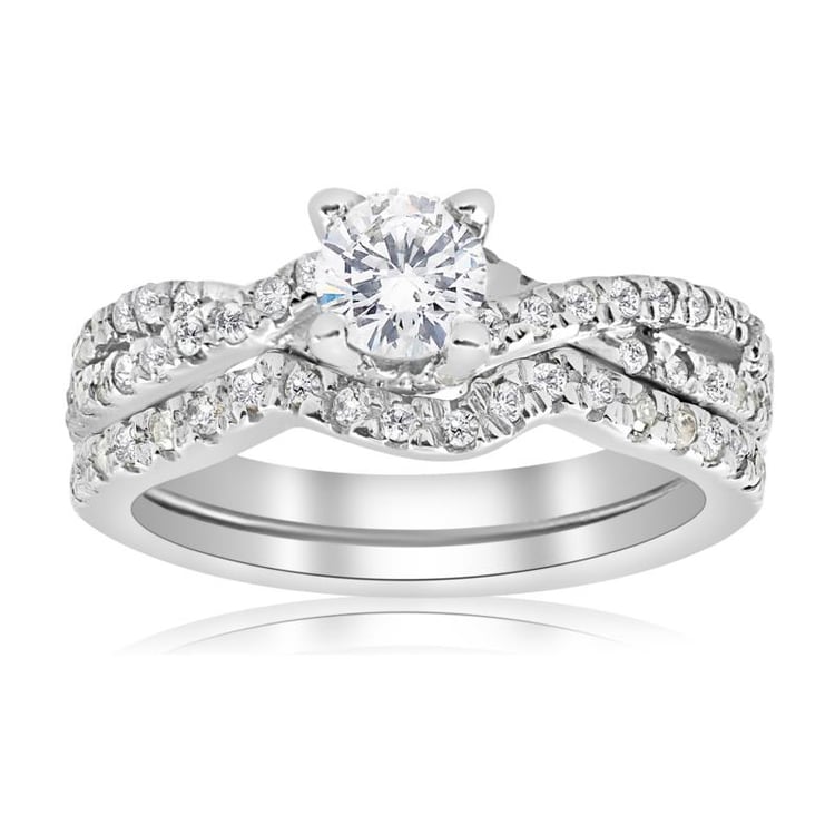 Set diamantových prstenů Aksana