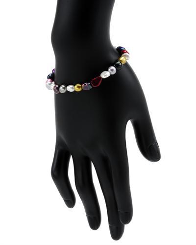 Náramek s barevnými perlami 767