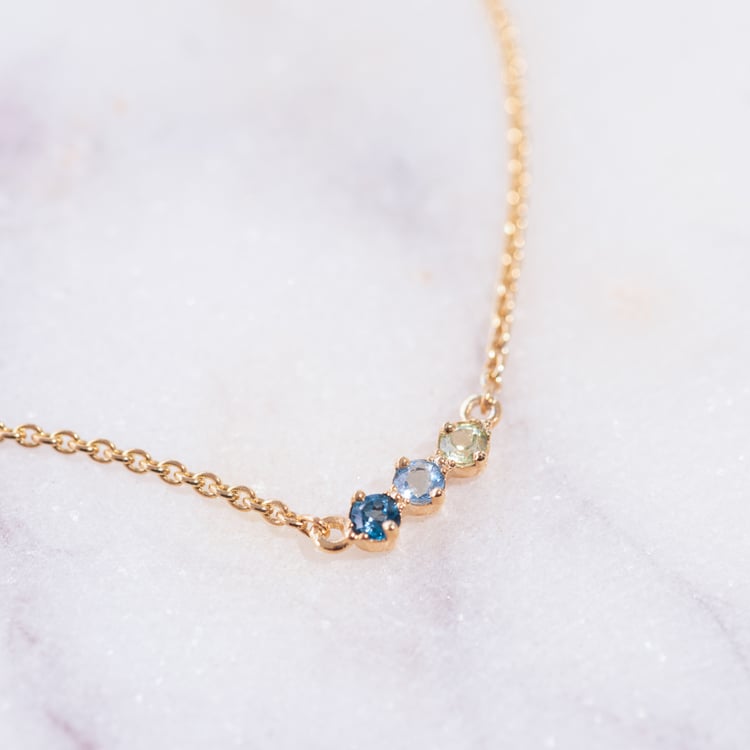 Minimalistický náramek s drahokamy dle vašeho výběru Joe 119449