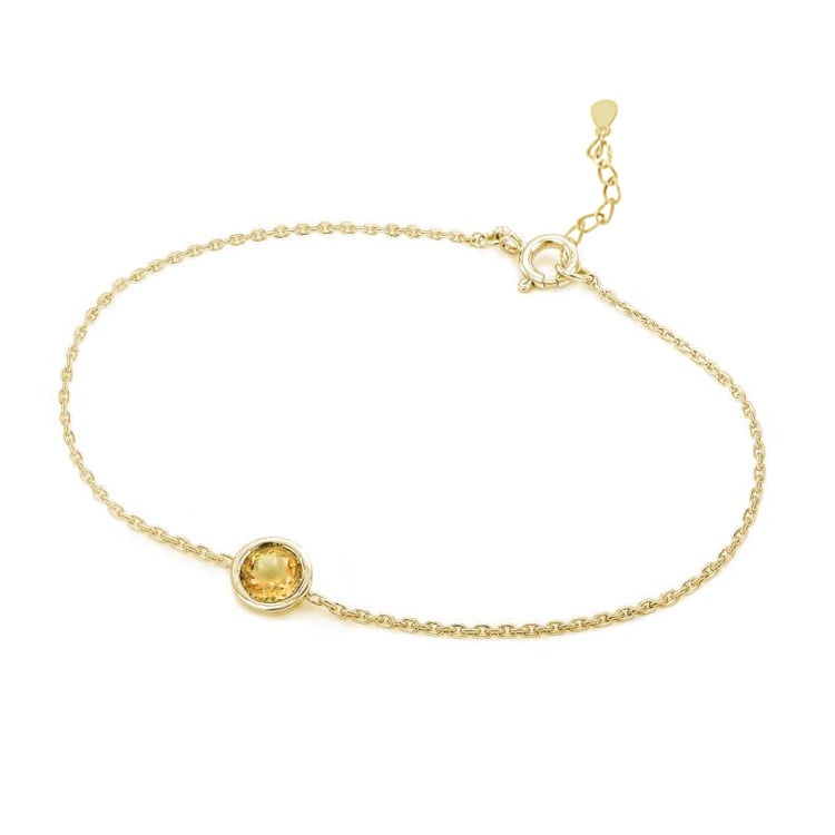 Stříbrný náramek s citrínem Arleth 104932