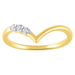 Zlatý prsten s lab-grown diamanty Jenni