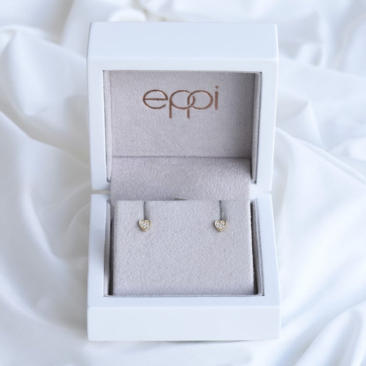 Diamantové náušnice ze zlata 85091