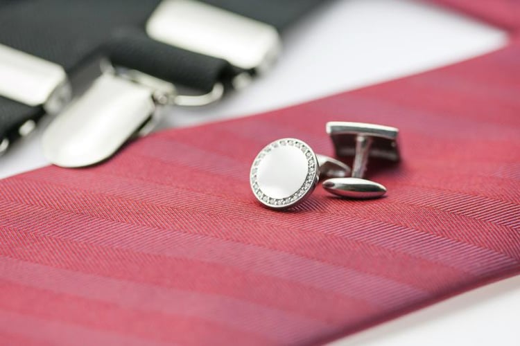 Manžetové knoflíčky z platiny 8824