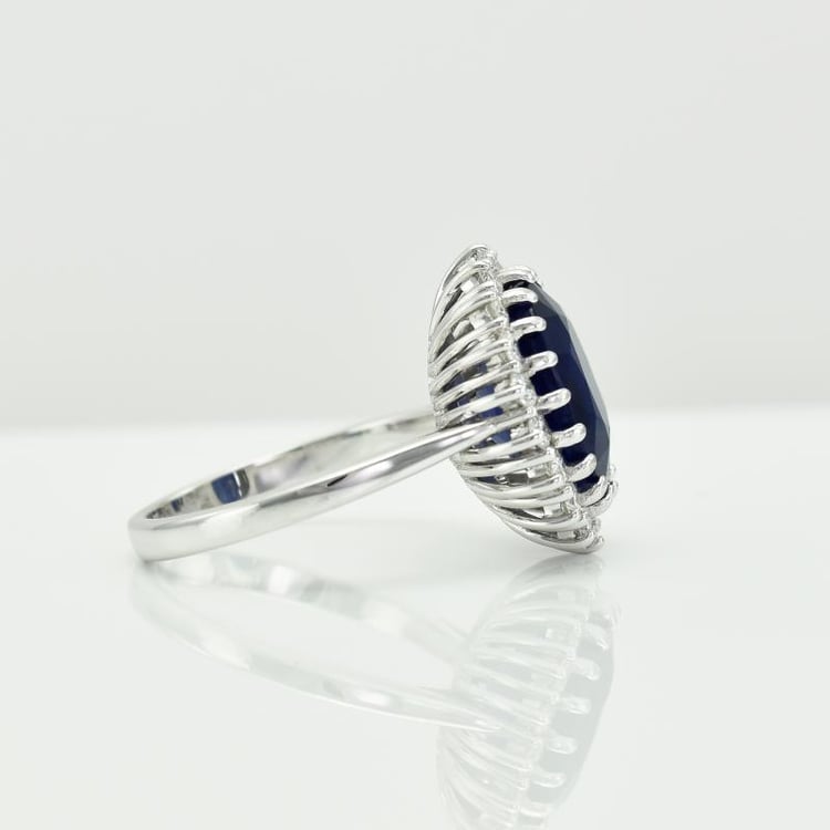 Prsten z bílého zlata 13110