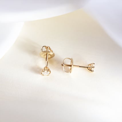 Zářivé náušnice s 0.20ct diamanty Docala