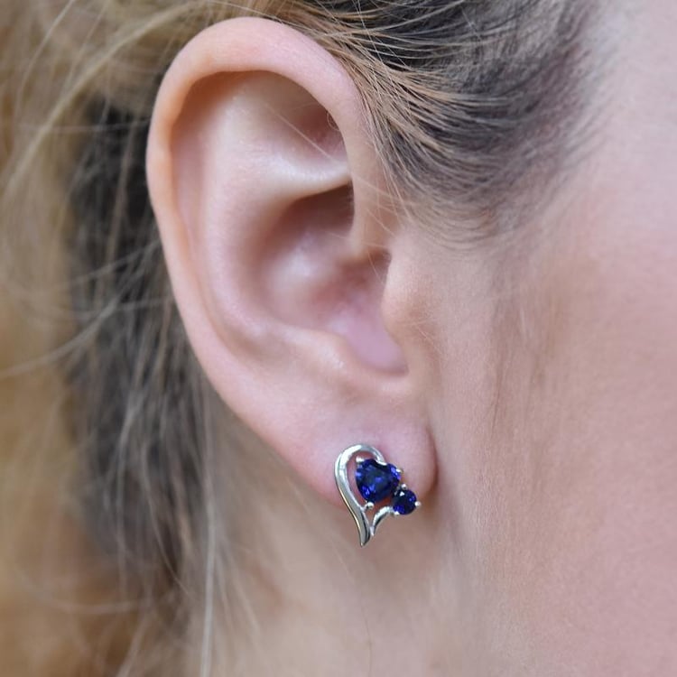Safírové náušnice 27990