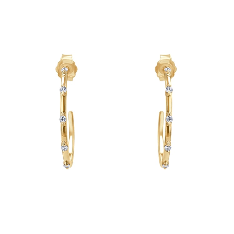 Kruhové náušnice s diamanty Garcia 134368