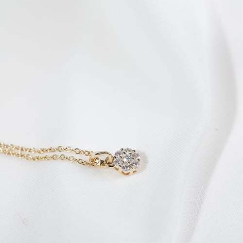 Stříbrný přívěsek s lab-grown diamanty Jenoulita