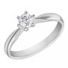 Zásnubní prsten s 0.3ct IGI certifikovaným diamantem diamantem Iravan