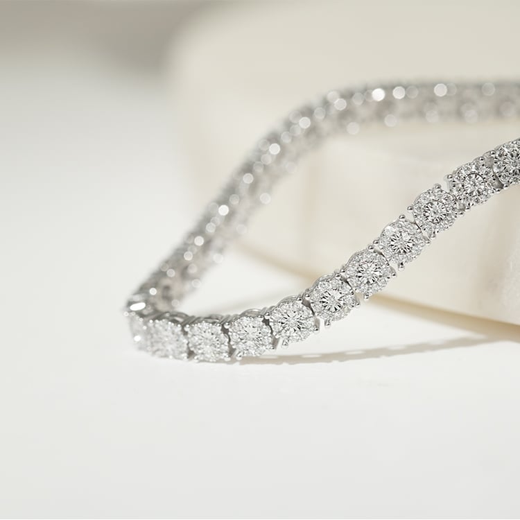 Elegantní náramek s diamanty Ramess 129971