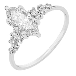 Zásnubní prsten s lab-grown diamanty Joanna