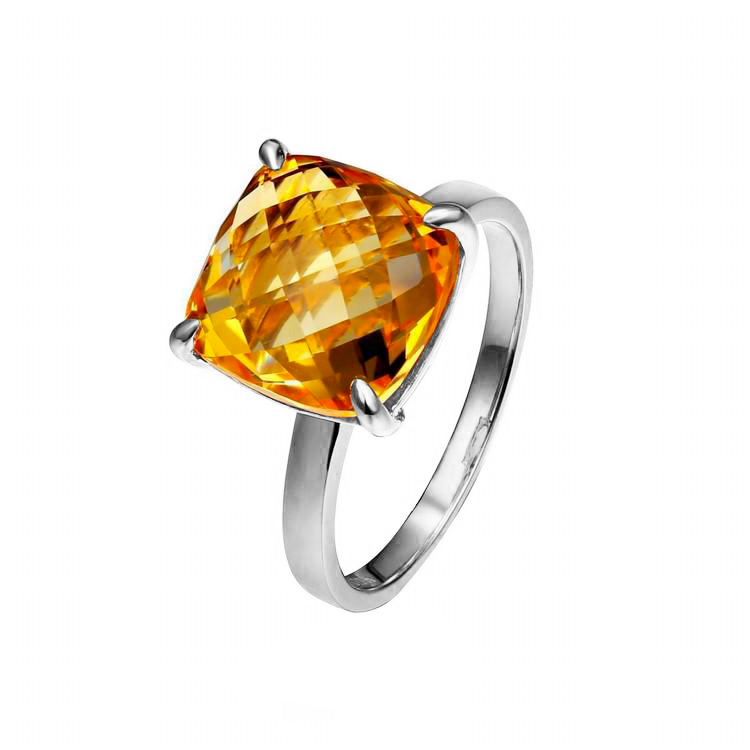 Prsten s citrínem 80861
