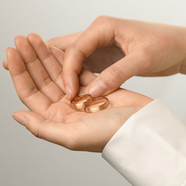 Snubní prsteny z růžového zlata 156840