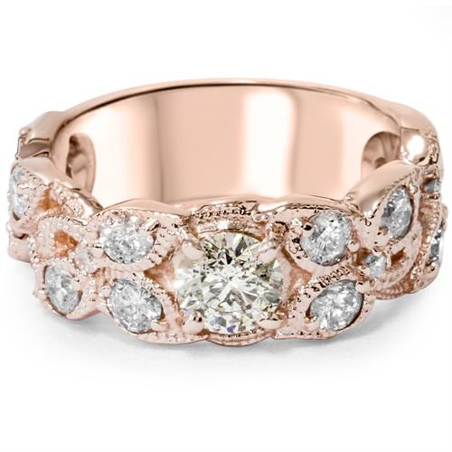 Pompézní zásnubní prsten s diamanty