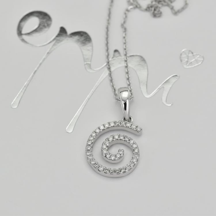 Náhrdelník s diamanty 25166