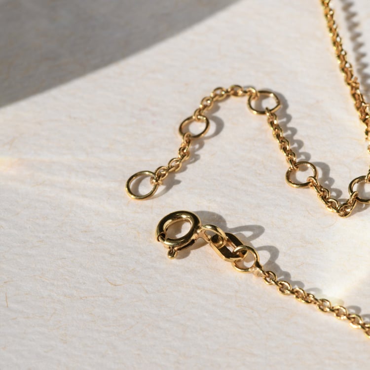 Stříbrný minimalistický náramek na nohu Josiah 140337