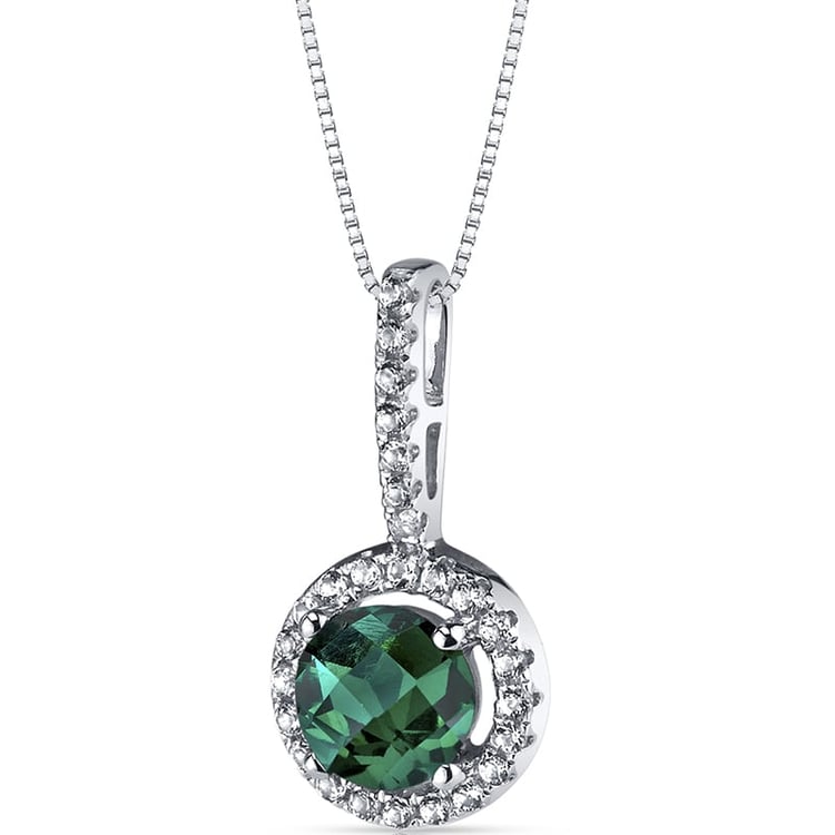 Zlatý přívěsek se smaragdem a topazy Viona