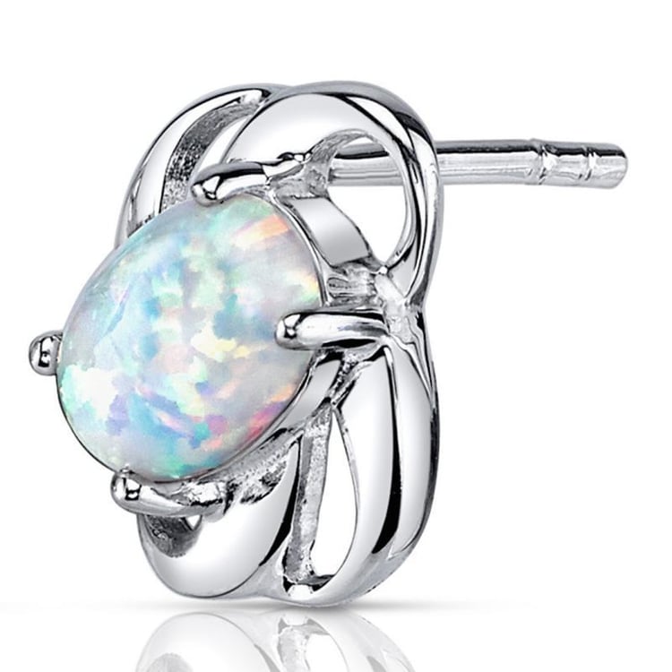 Bílé opály s barevnými odlesky 2540