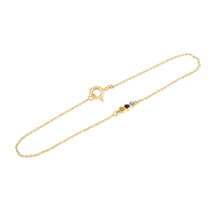 Minimalistický náramek s drahokamy dle vašeho výběru Joe 99253