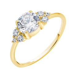 Zásnubní prsten s lab-grown diamanty Agathe