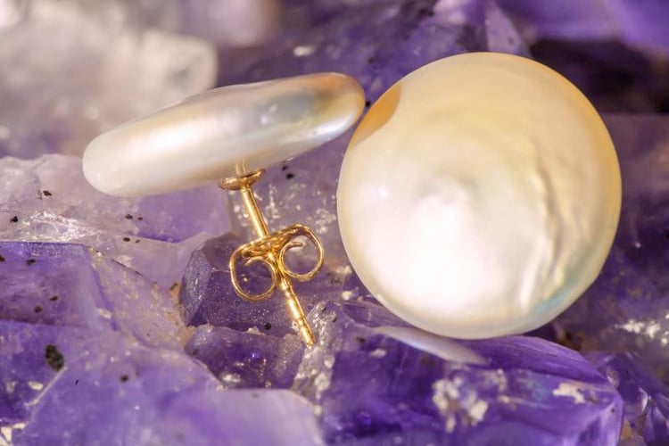 Perlové náušnice 2893